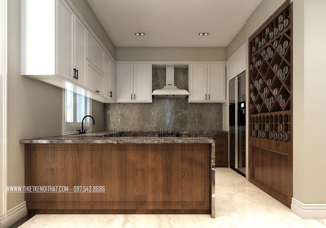 Thiết kế nội thất biệt thự Vinhomes Riverside Long Biên Hà Nội